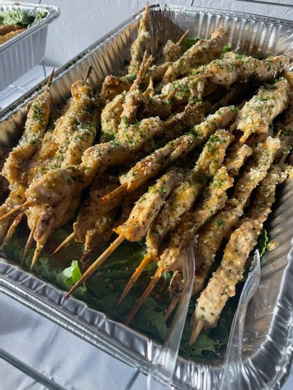 Tin Of Catered Italian Skewers